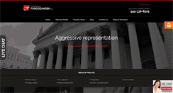 Desktop Screenshot of foroozandeh-law.com